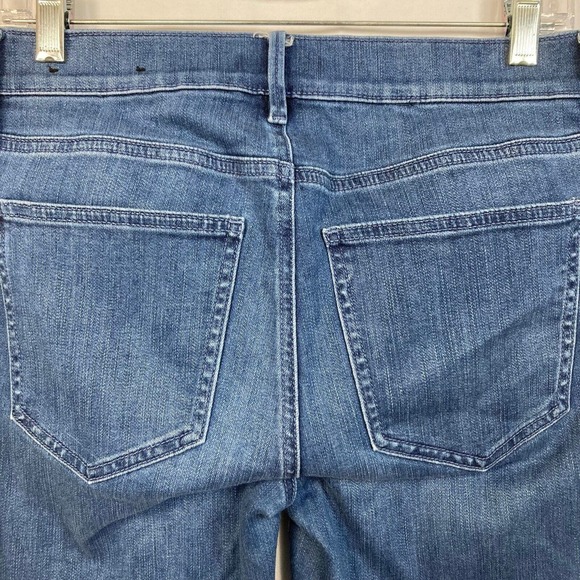 Ann Taylor Jeans Womens Sz 6 Blue Floral Embroidered Ankle Skinny Cotton Stretch - Picture 5 of 11